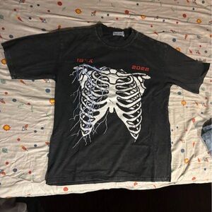 Faded Black Aelfric Eden Skeleton Shirt
